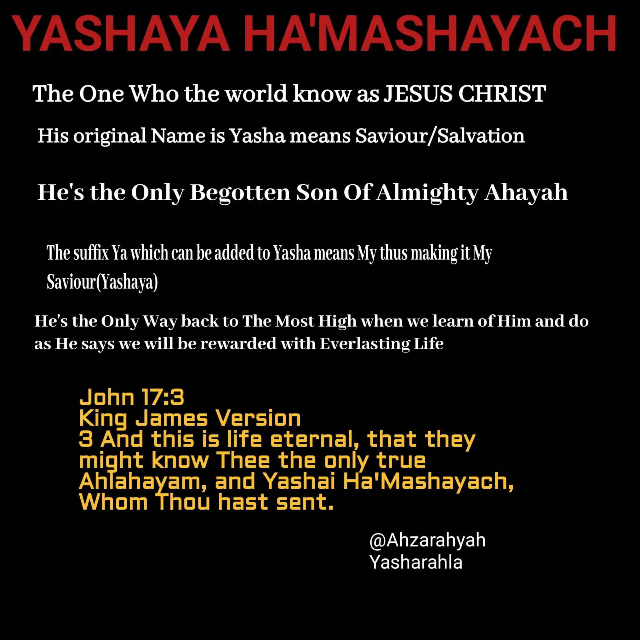 Yasha Ha'Mashayach